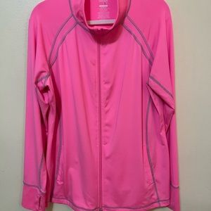 Plus size, Danskin Now size xxl athleisure wear jacket. Like new, pink.